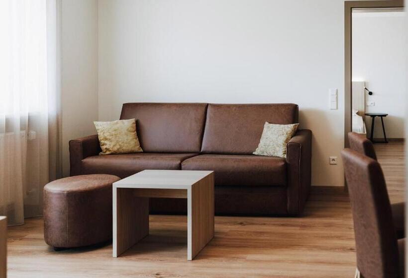 带1个卧室的带阳台的公寓, Margun   Apartments & Panoramarooms