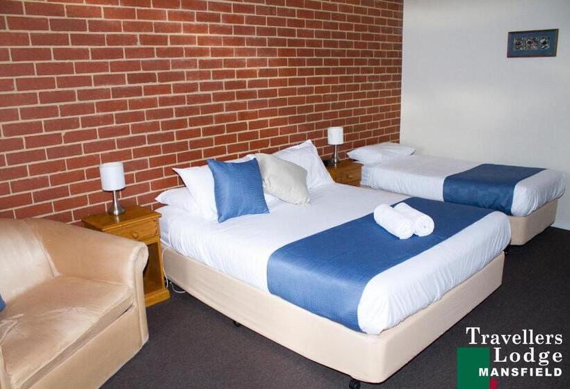패밀리 룸 공용 욕실, Mansfield Travellers Lodge