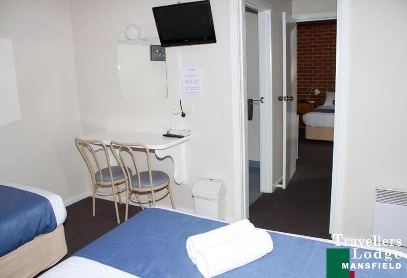 패밀리 룸 공용 욕실, Mansfield Travellers Lodge