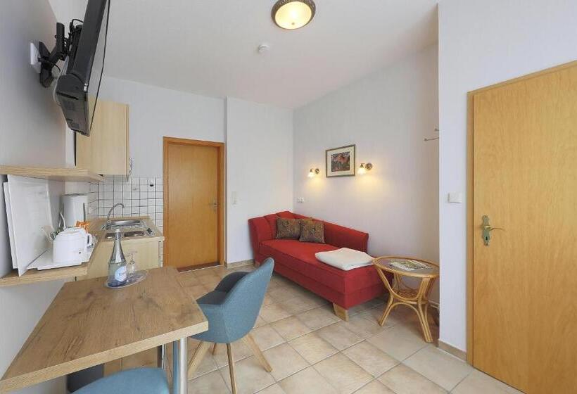 Апартаменты 1 Спальня с Террасой, Ruhwarder Mühle