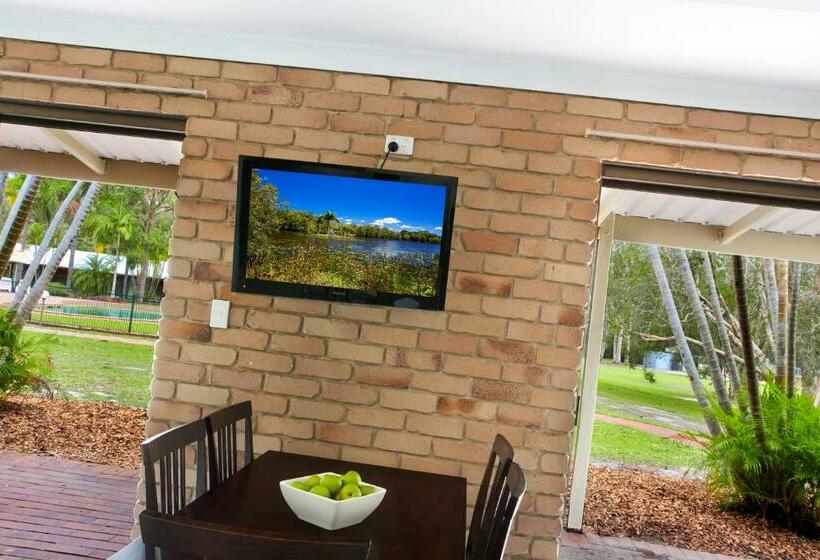 2침실 아파트 풀장 전망, Big4 Noosa North Shore