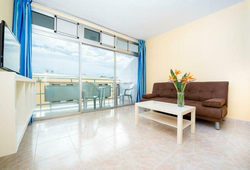Апартаменты 1 Спальня Вид на Бассейн, Apartamentos Strelitzias