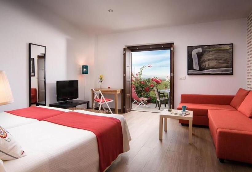 إستوديو قياسى مزودة بتراس, La Garapa