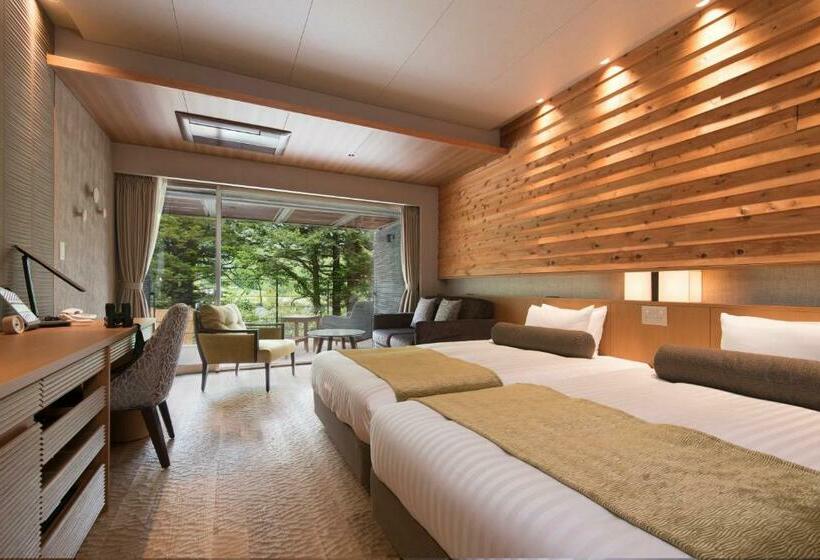 اتاق استاندارد با بالکن, Kamikouchi Hotel Shirakabaso