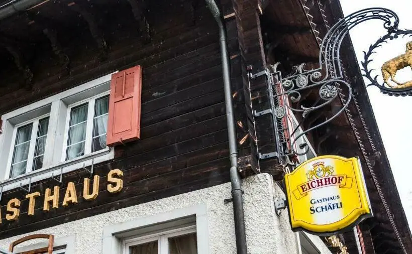 Standard Enkelrum Delat Badrum, Gästehaus Schäfli