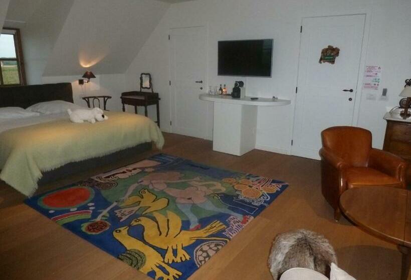 סוויטה עם ג'קוזי, B&b 't Hof Van Spiere