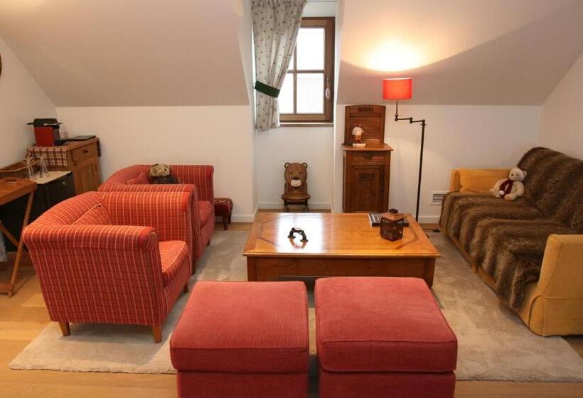 סוויטה עם מרפסת, B&b 't Hof Van Spiere