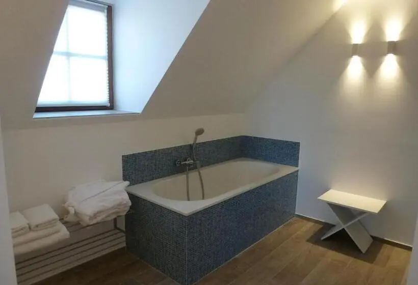 キングサイドベッドのスタンダードワンルーム, B&b 't Hof Van Spiere