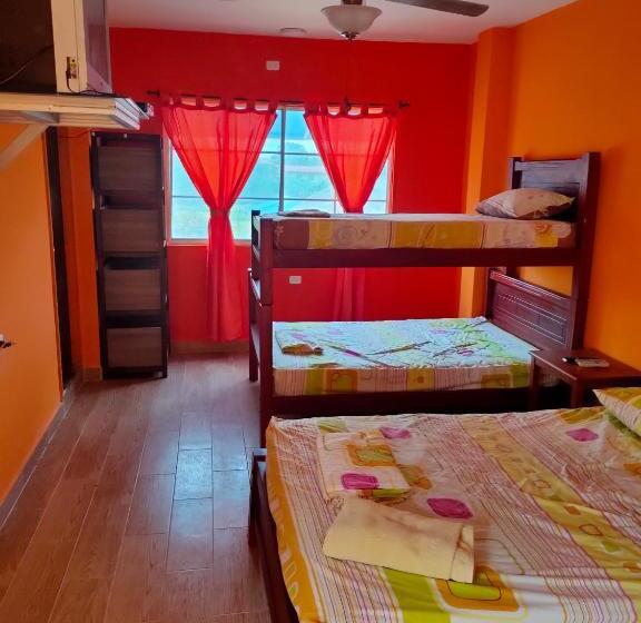 غرفة ديلوكس ثلاثية مطلة على البحر, Hosteria Mar De Plata