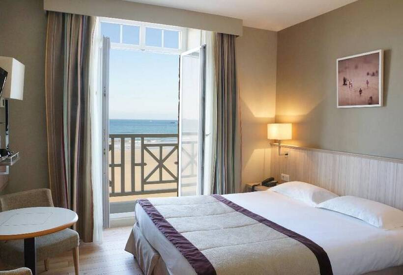 חדר סטנדרט נוף לים עם מרפסת, Antinea