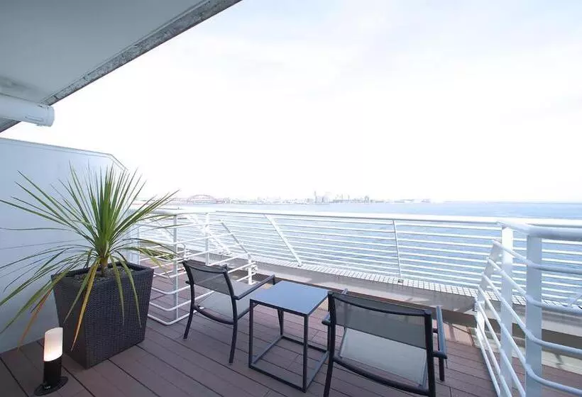 Standard-huone Näkymä, Kobe Meriken Park Oriental