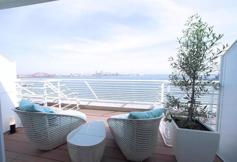 Standard-huone Näkymä, Kobe Meriken Park Oriental