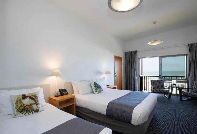 オーシャンビュースタンダードルームバルコニー付き, Scenic Hotel Punakaiki