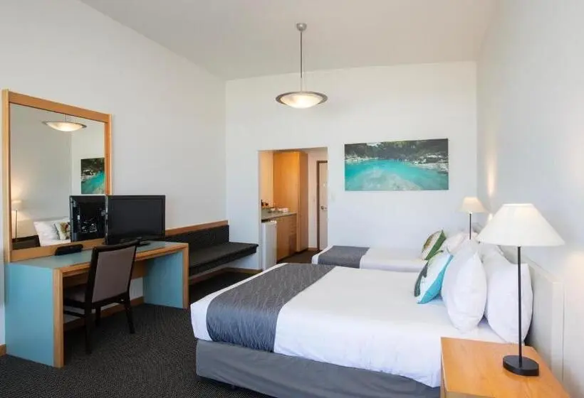 オーシャンビュースタンダードルームバルコニー付き, Scenic Hotel Punakaiki