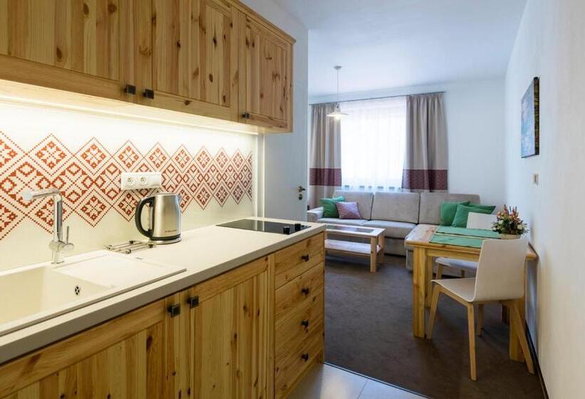 침실 1개 아파트, Rezort Gothal Chalupy