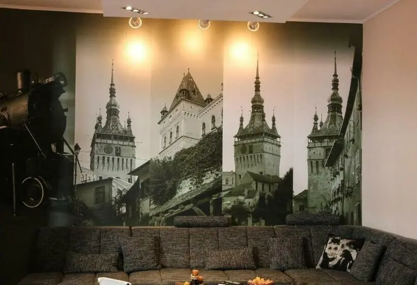 اتاق استاندارد با چشم‌انداز شهر, Cosbuc Residence & Villa
