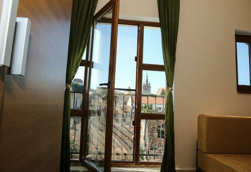 اتاق استاندارد با چشم‌انداز شهر, Cosbuc Residence & Villa