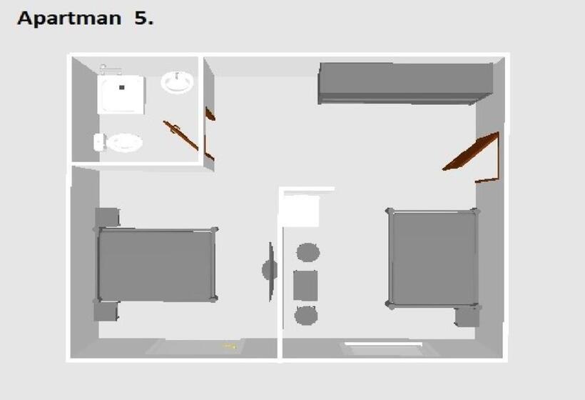 Apartament 1 Sypialnia Parter, Thermal Apartman
