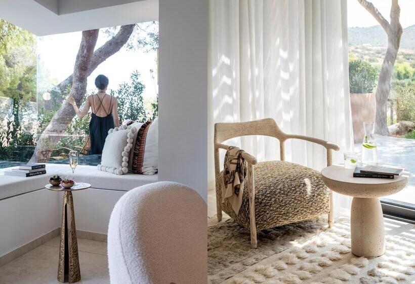 فيلا غرفة نوم واحدة مع مسبح, Cape Sounio, A Grecotel Resort To Live