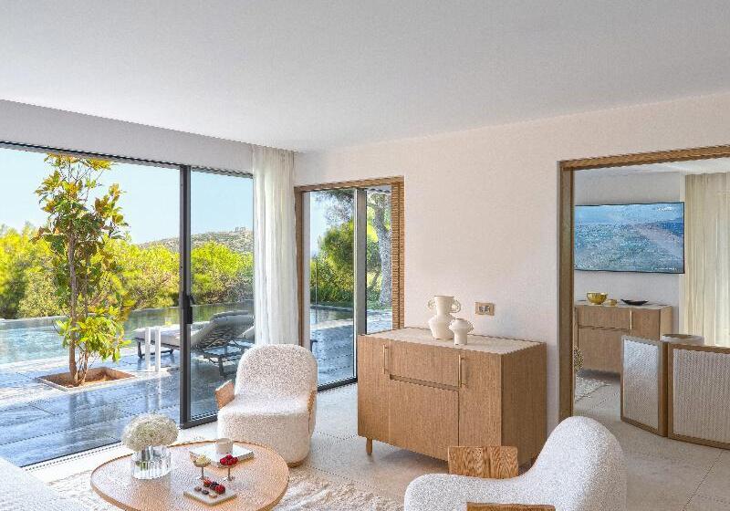 فيلا غرفة نوم واحدة مع مسبح, Cape Sounio, A Grecotel Resort To Live
