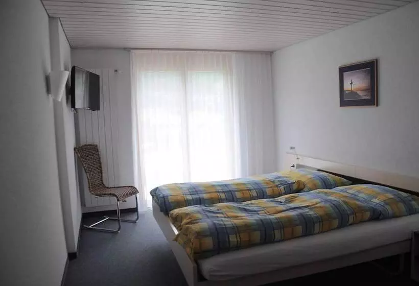 Standard-huone Parveke, Ferien Und Familienhotel Alpina Adelboden
