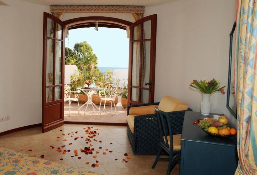 豪华海景房带阳台, La Locanda Azzurra