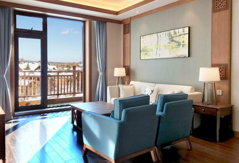 جناح سرير كينج, Swissôtel Resort Changbaishan