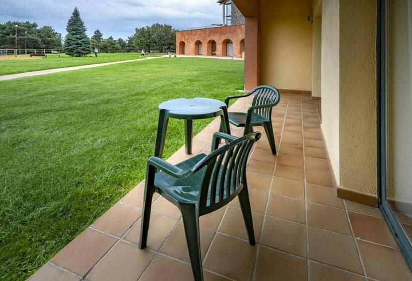 غرفة عائلية مطلّة علي الحديقة, Vilar Rural De Sant Hilari Sacalm By Serhs Hotels