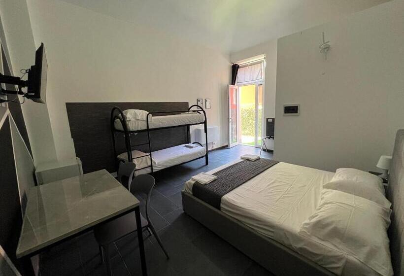 חדר סטנדרט לארבעה, Hostel Turin Metro Young