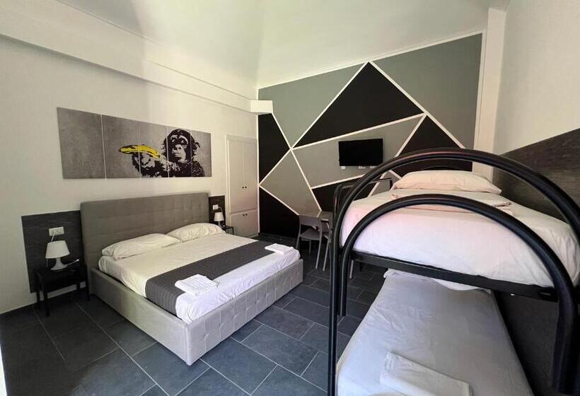 חדר סטנדרט לארבעה, Hostel Turin Metro Young