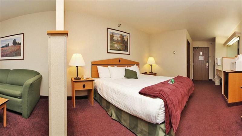 キングサイズベッドのスタンダードルーム, Crystal Inn Hotel & Suites   Great Falls