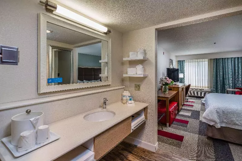 キングサイズベッドのスタンダードルーム, Hampton Inn San Francisco Airport
