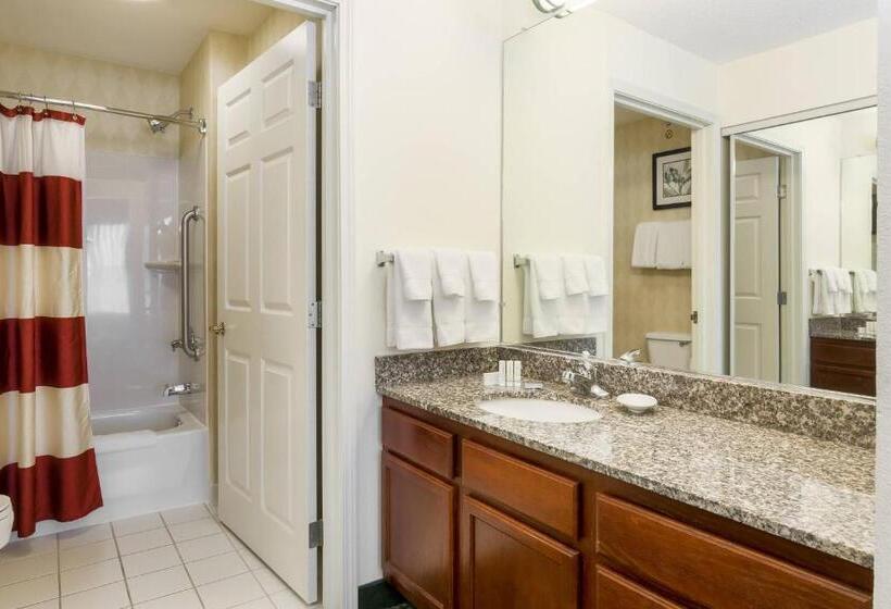 带大床的标准工作室, Residence Inn By Marriott Oklahoma City South