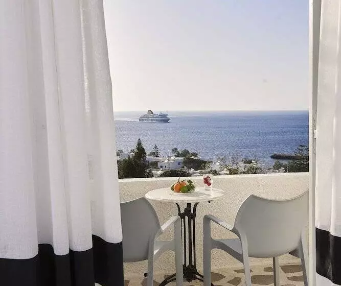 اتاق سوپریور با چشم‌انداز دریا, High Mill Paros