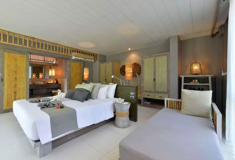 Villa 1 Makuuhuone, Twin Lotus Resort And Spa Sha Plus Adult Only November April