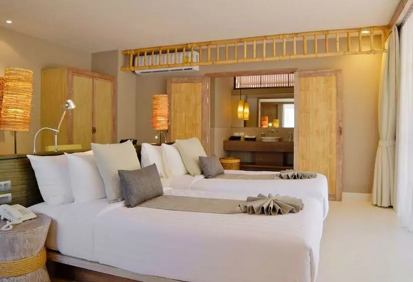 Villa 1 Makuuhuone, Twin Lotus Resort And Spa Sha Plus Adult Only November April