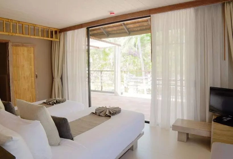 Villa 1 Makuuhuone, Twin Lotus Resort And Spa Sha Plus Adult Only November April