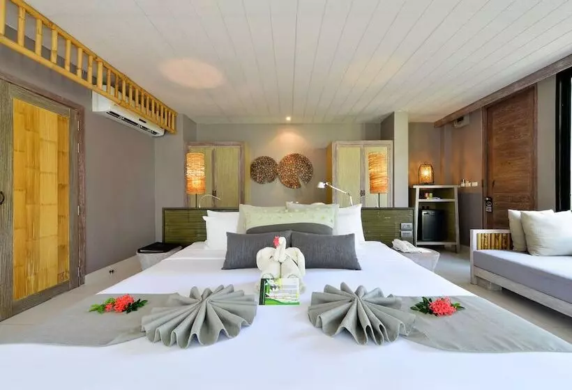 Villa 1 Makuuhuone, Twin Lotus Resort And Spa Sha Plus Adult Only November April