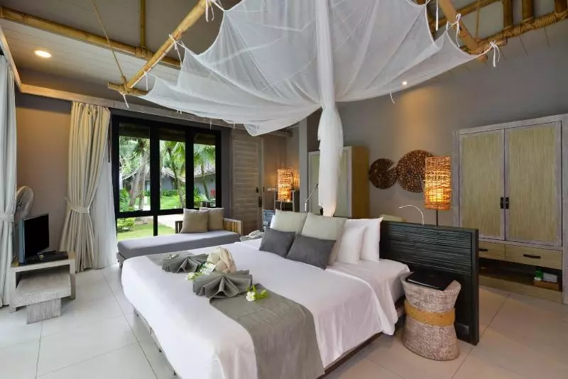 Villa 1 Makuuhuone Puutarhanäkymä, Twin Lotus Resort And Spa Sha Plus Adult Only November April
