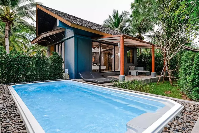 Villa 1 Makuuhuone, Twin Lotus Resort And Spa Sha Plus Adult Only November April