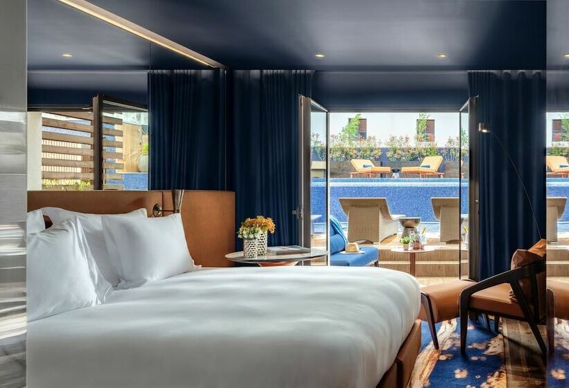 غرفة ديلوكس مطلة على حمام السباحة, Forte De Gaia, Autograph Collection