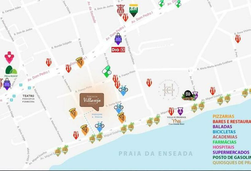 Deluxe Studio, Pousada Villarejo Guarujá