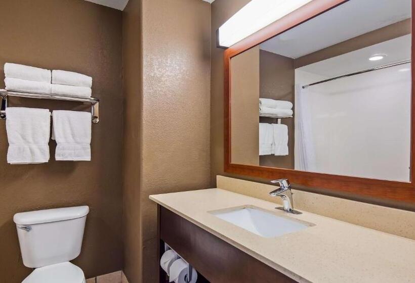 מיטת קינג בסוויטה, Best Western Northwest Corpus Christi Inn & Suites