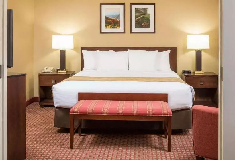 キングサイズベッドのスタンダードルーム, Comfort Inn & Suites Near Burke Mountain