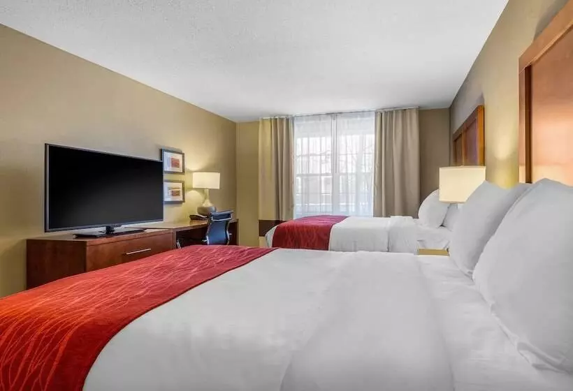 ２ダブルベッドのスタンダードルーム, Comfort Inn & Suites North Conway