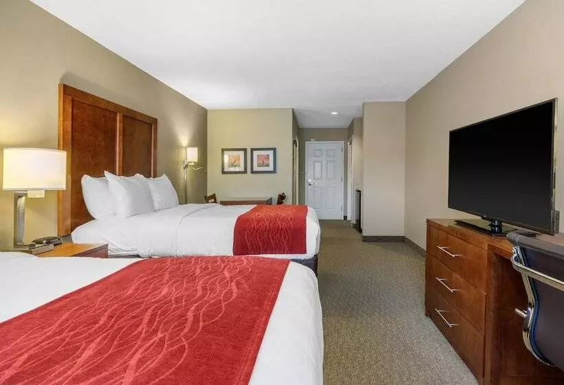 ２ダブルベッドのスタンダードルーム, Comfort Inn & Suites North Conway