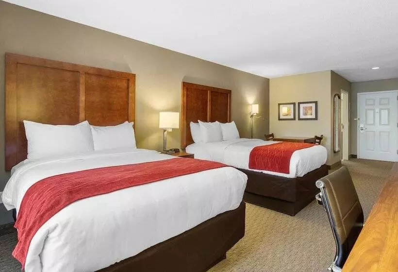 ２ダブルベッドのスタンダードルーム, Comfort Inn & Suites North Conway