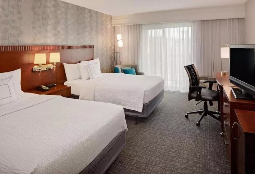２ダブルベッドのスタンダードルーム, Courtyard Fort Worth I 30 West Near Naval Air Station Jrb