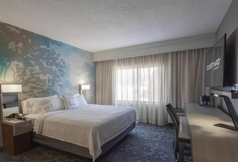 キングサイズベッドのデラックスルーム, Courtyard By Marriott Cleveland Willoughby