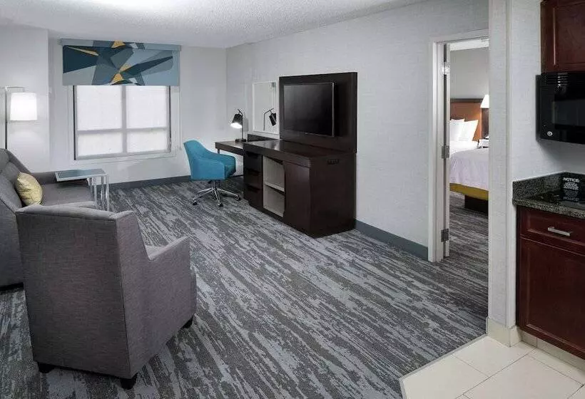 سوئیت با تخت بزرگ, Hampton Inn & Suites Memphis Beale Street